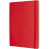 Блокнот MOLESKINE Classic Soft Large, пунктир, красный QP619F2